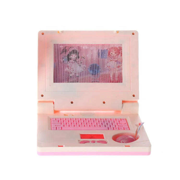 Learning Machine Girls Musical Toy Laptop Educational Learning Computer