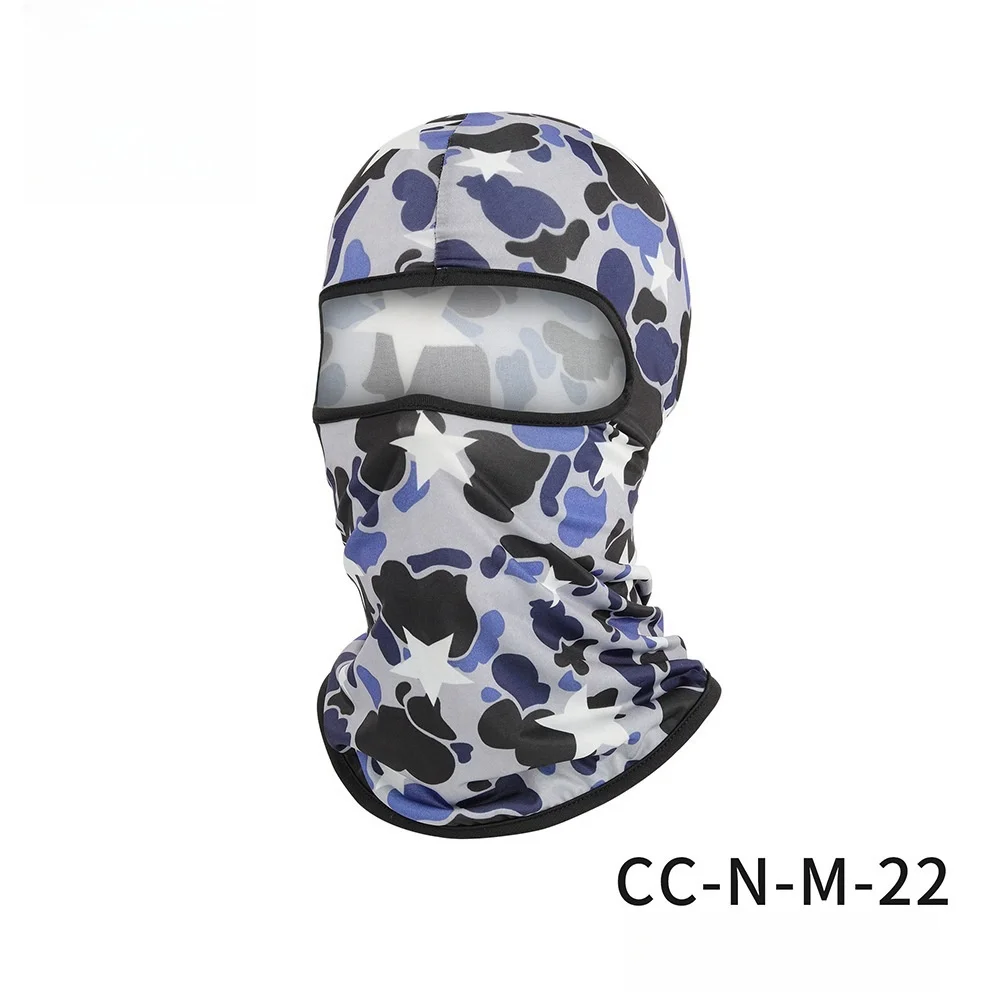 New Design Y2K Full Face Motorcycle Ski Mask Hot Selling  Custom Embroidery Logo Balaclava for Adults in Sports Scene