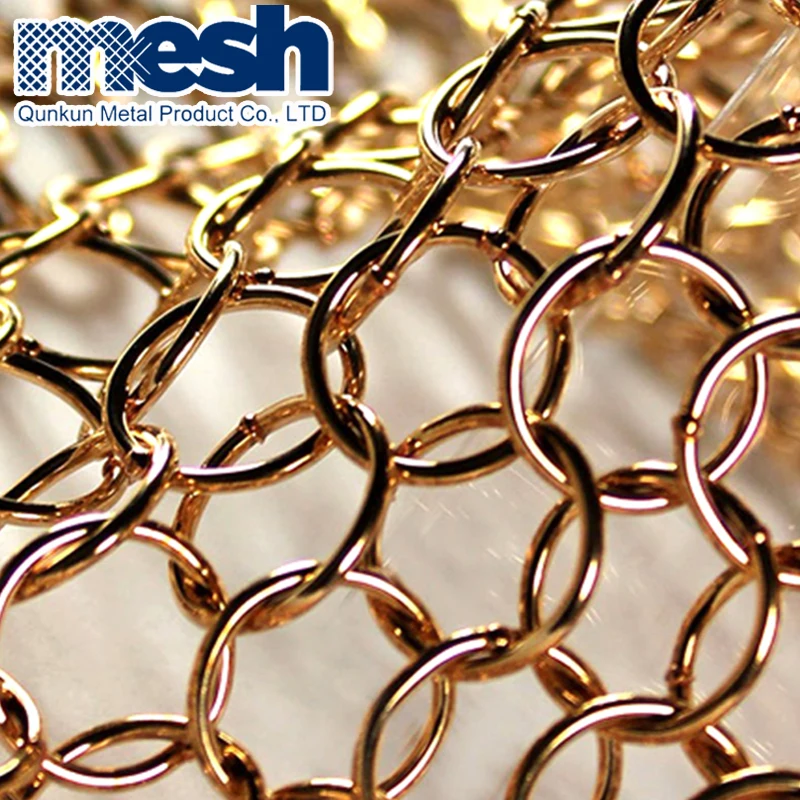  Скруббер Chainmail кольцевая сетка из нержавеющей стали/кольцевая сетчатая