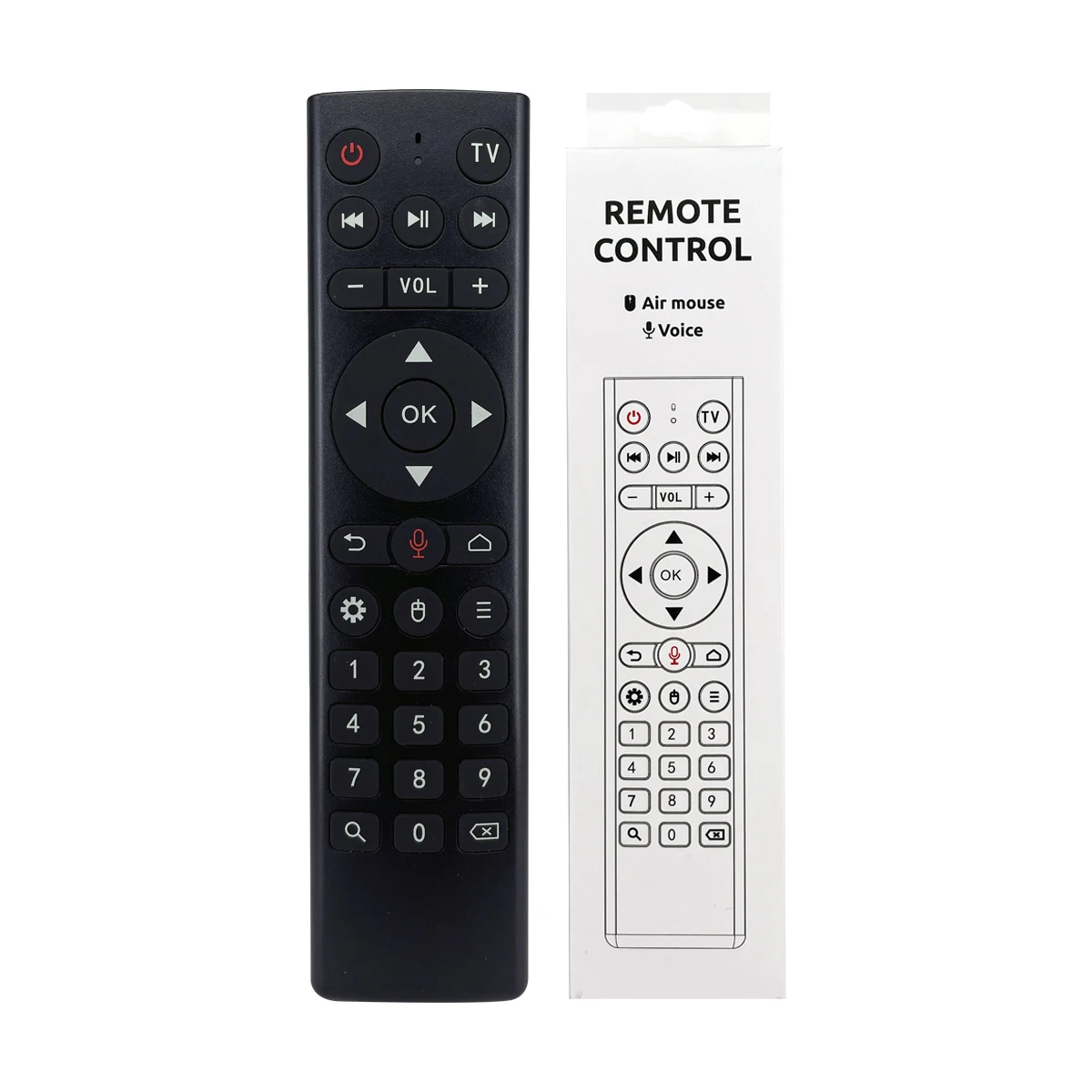 SYSTO U31 Universal RF Air Mouse Remote support voice function,google assistant for android smart tv remote