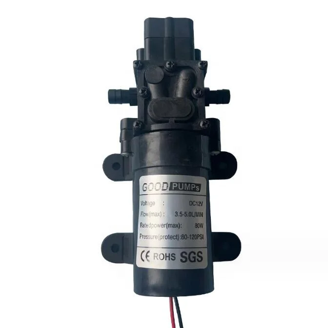 mini DC12V 24V cheaper self-priming high pressure agricultural spray pump 12v diaphragm pump