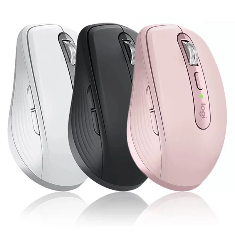 Logitech MX Anywhere 3 Compact Performance Mouse, Wireless, Comfort, Fast Scrolling, Any Surface, Portable, 4000DPI