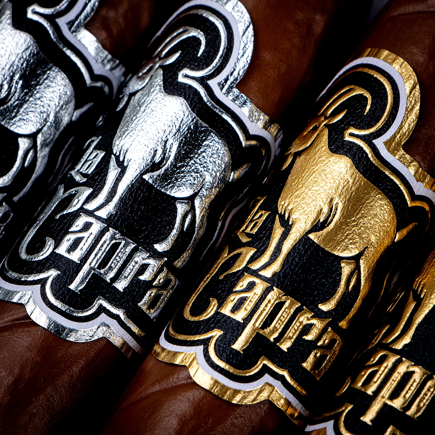 Luxury Design Paper Label Band Print Cigars Hot Stamp Gold Foil Cigar Label Band Cigarette Label Embossed Gold Stamping Sticker