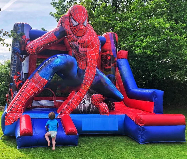 Inflatable Combo spiderman adventure inflatable combo superhero for sale