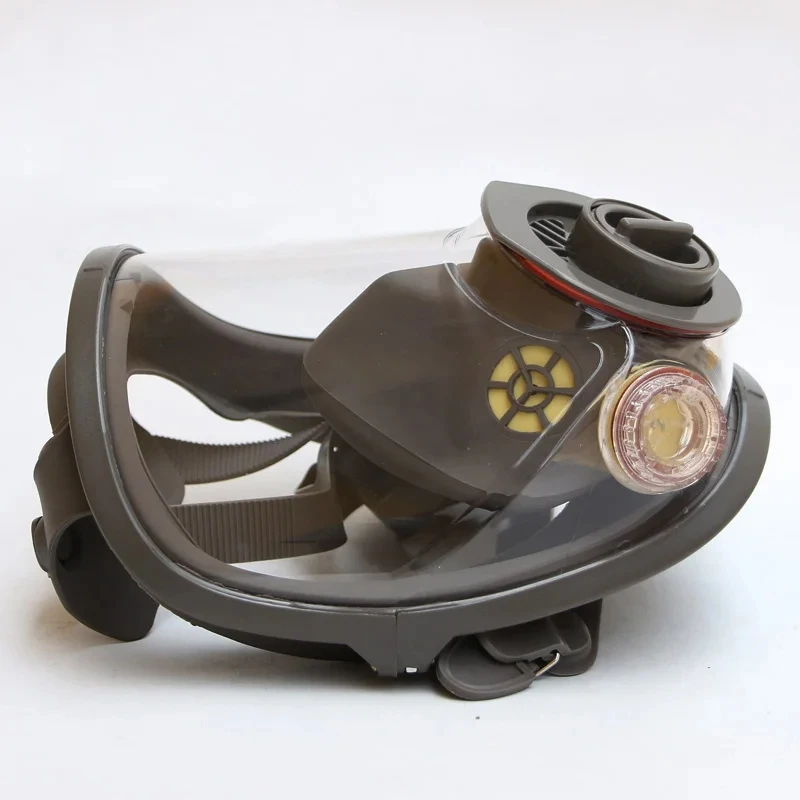Three-port multi-purpose 6800 Industrial spraying Chemical Gas Smoke gas Mask Full Face Anti gas Respirator OEM
