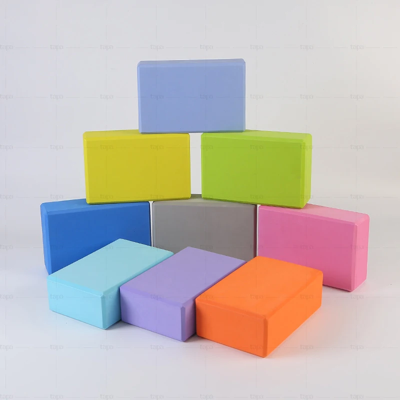 Multicolor Yoga Block Foam Brick Custom Logo High Density for Exercise Pilates Yoga accessories Eva Yoga Block
