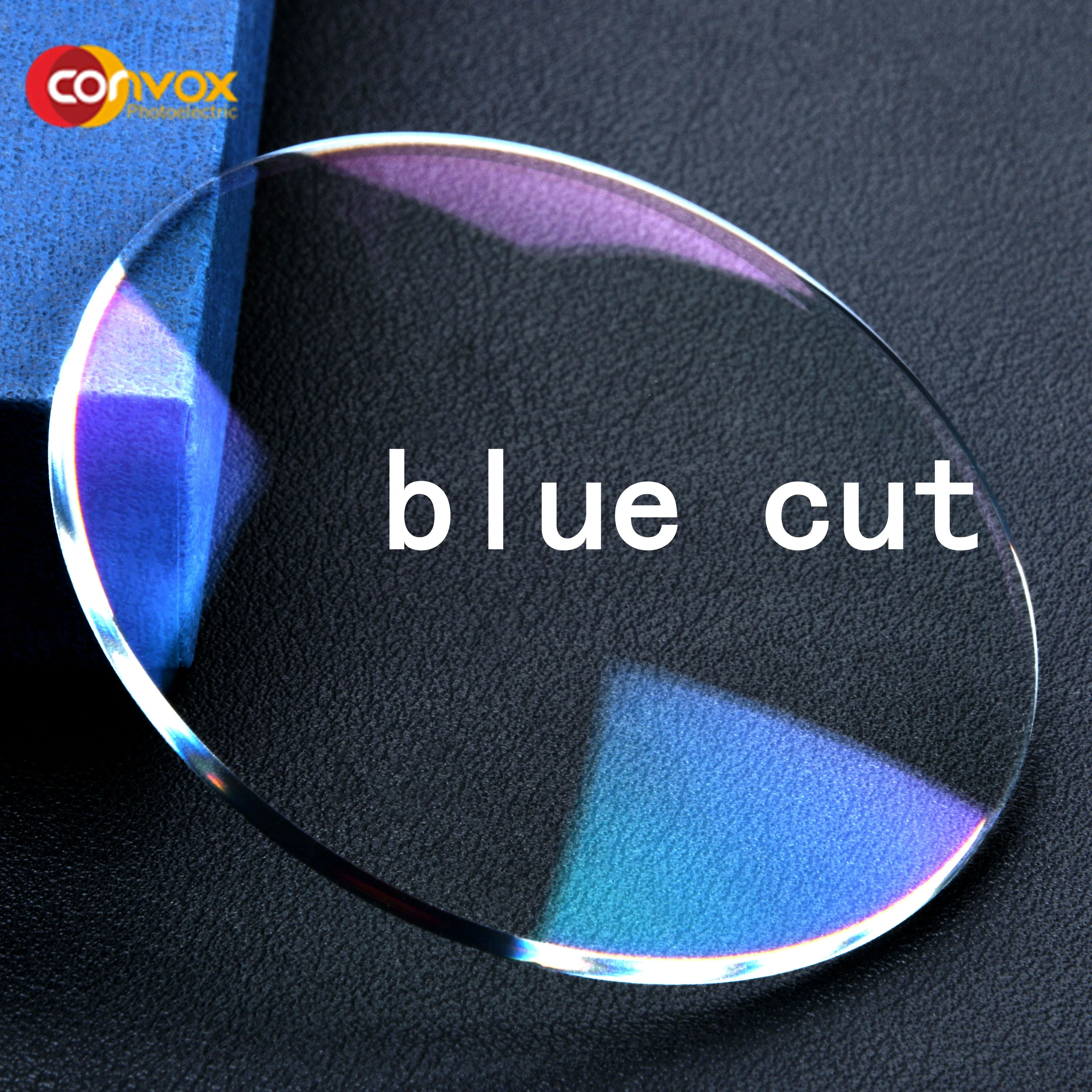 Lens Manufacturer Anti Blue Light 1.61 HMC Spin Coating Optical Lenses