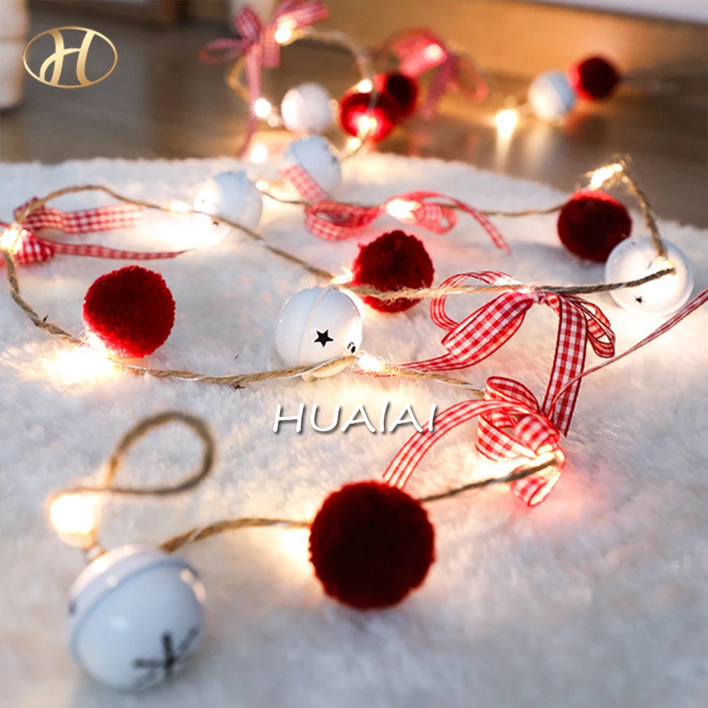  Led Christmas Items Lights Decorated with Bells Small