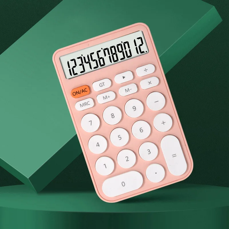 Calculator Cute Small Mini Advertising Gift Accounting Financial Candy Color Office Student Computer Portable