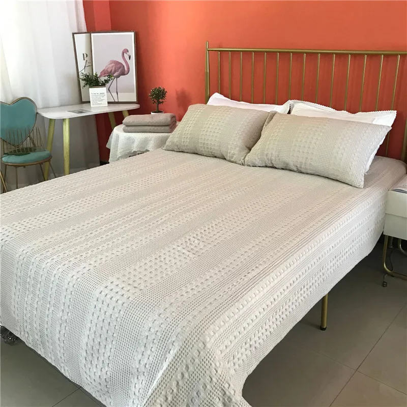 Solid Big Hive Muslin Cotton Blankets for Beds Waffle Plaid Car Nap Couch Sofa Throw Soft Home Cover Sheet Bedspreads Pillowcase