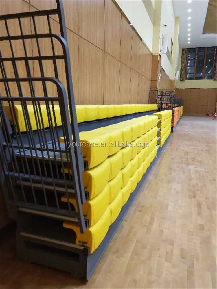 practical Stadium seating indoor telescopic basketball grandstand