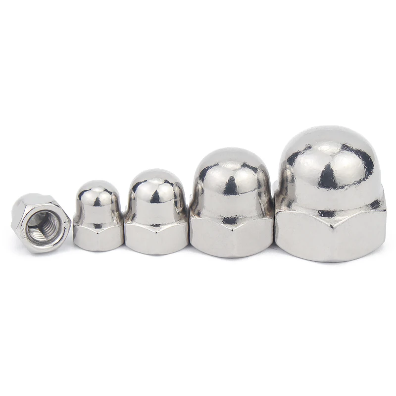 Din1587 Stainless Steel M6 M8 M10 M12 Hexagon Dome Cap Nut Acorn Domed Nuts
