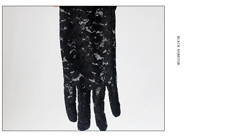 
Sexy Lace Gloves Short Paragraph Bride Wedding Ladies Outdoor Electric Car Sun Protection Gloves 