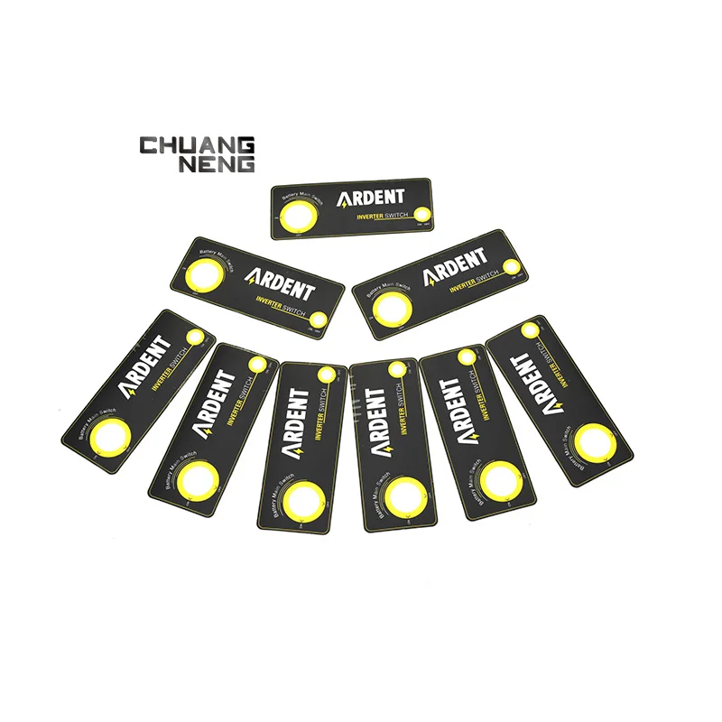 Wholesale Screen Printing New Product Exquisite Workmanship Adhesive Sticker Abs Label