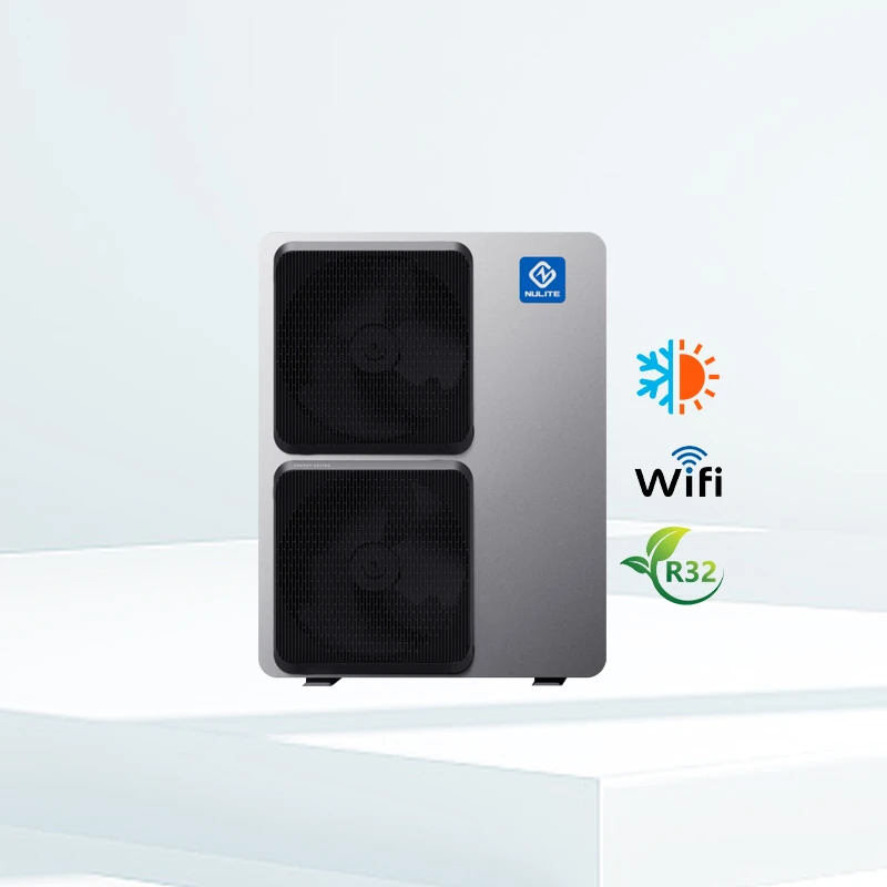 Nulite commercial 30kw 40KW monoblock dc inverter r410a heat pump water heater and heating device