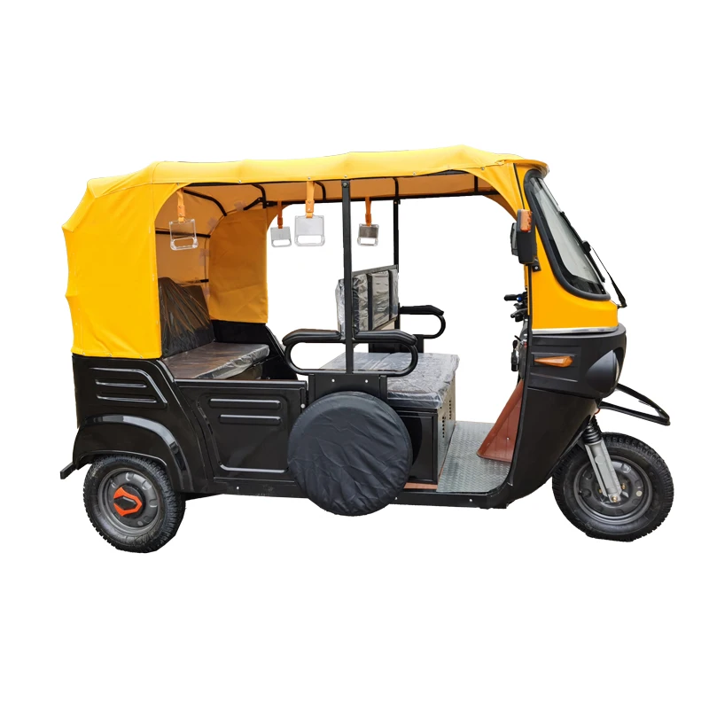 3-колесный автомобильный рикша Bajaj бензиновый Электрический гибридный тук-тук с 6 пассажирами
