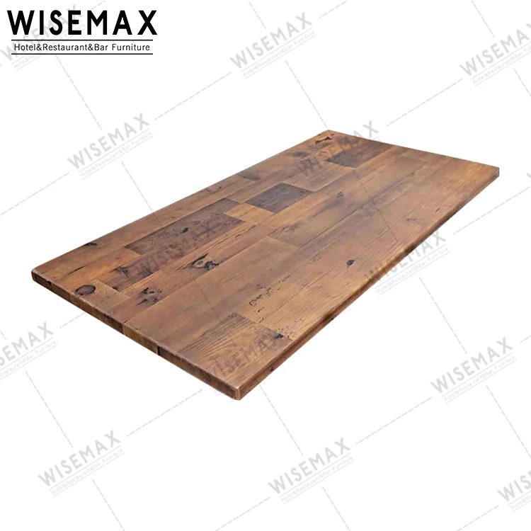 Мебель WISEMAX дешевая 70 Х70 квадратная круглая цельная деревянная настольная для ресторана кафе магазина коммерческой столовой мебели
