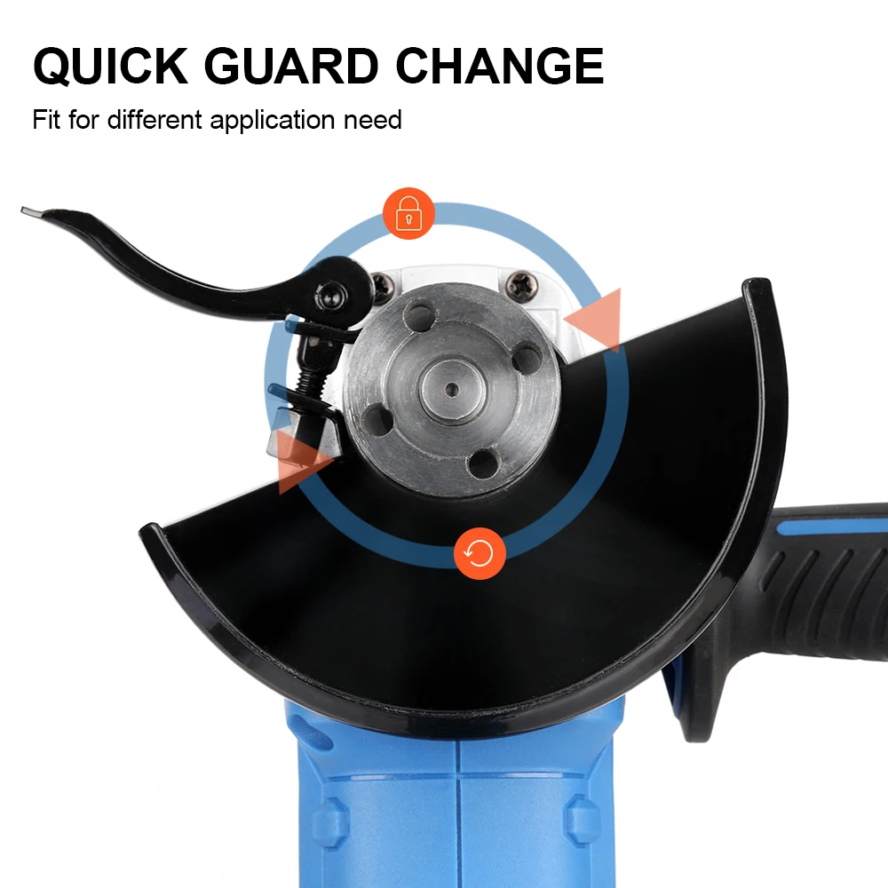 Беспроводная профессиональная угловая шлифовальная машина Galaxia, 20 в, 115 мм, лидер продаж