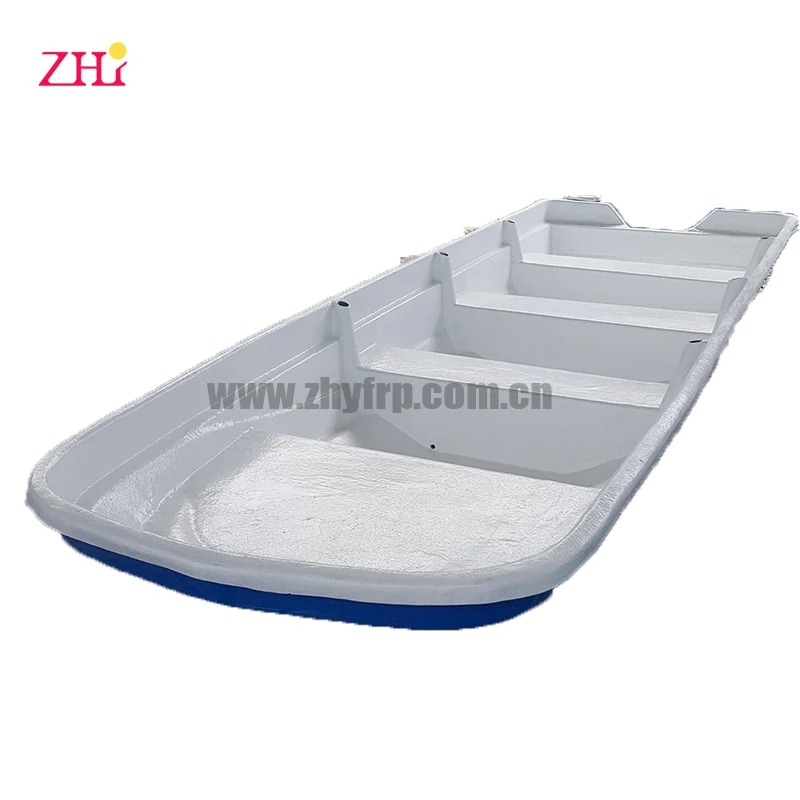 Fiberglass offshore fishing boat 3 person family use rowing boats for sale