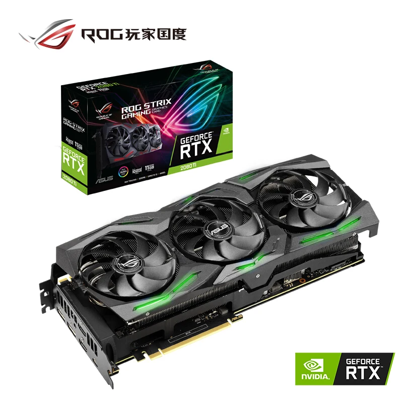 Знаменитый бренд ROG-STRIX-GeForce RTX2080 TI-A11G-GAMING