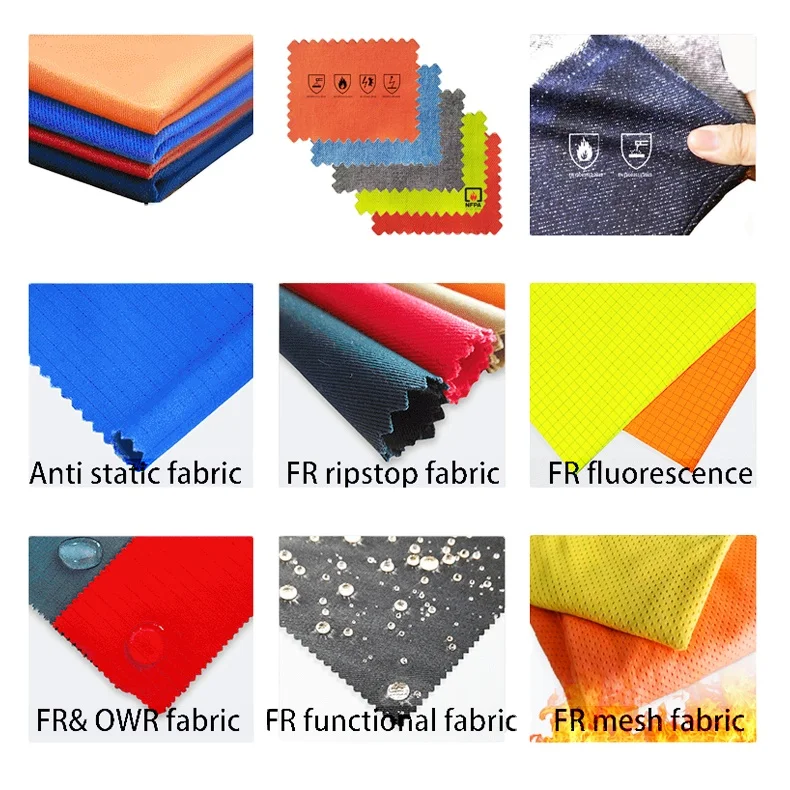 DROTEX OEM ODM 100% Cotton Woven Flame Retardant FR Fabric Workwear Fabric