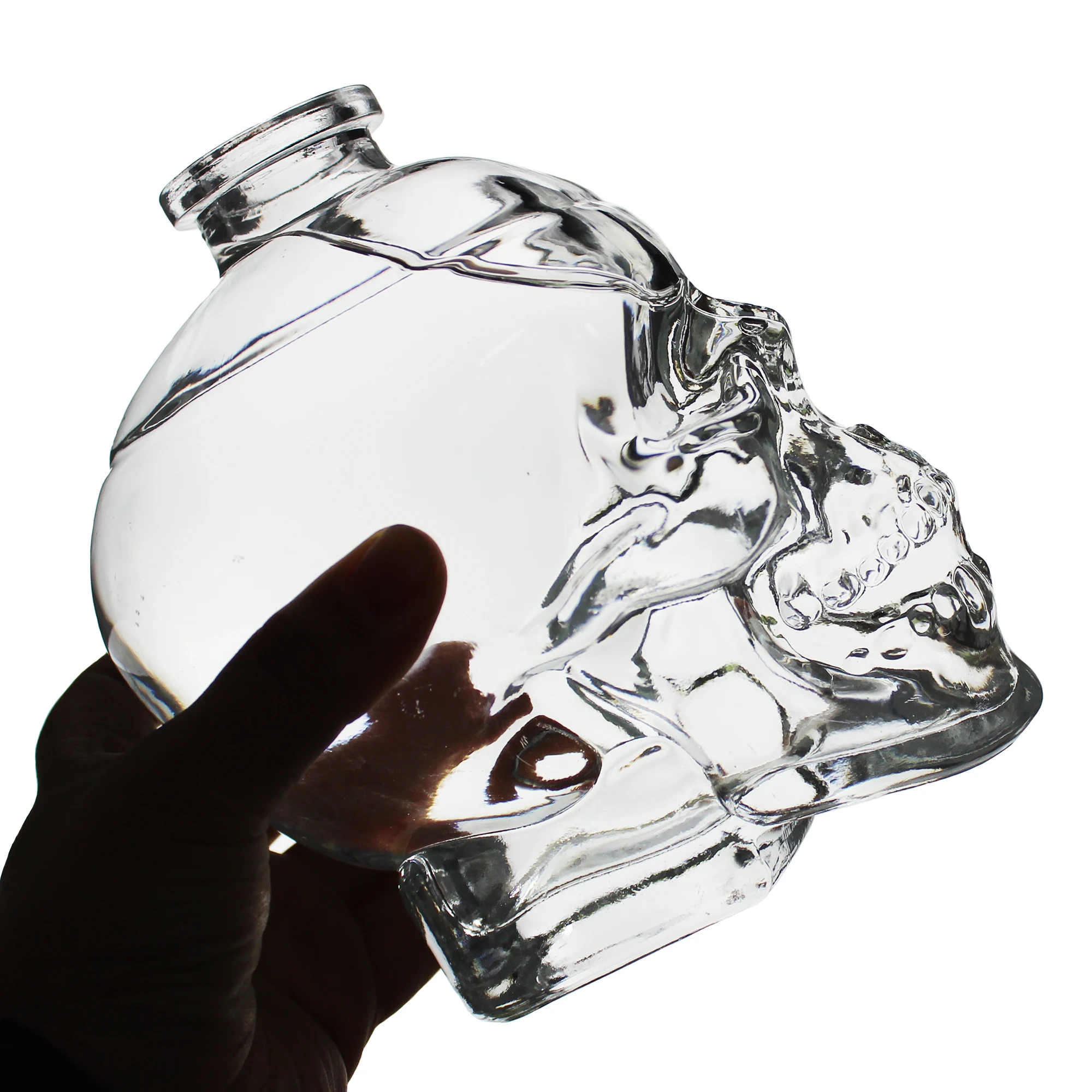 750ml 1500ml skull shape whisky wine spirit bottle stopper with logo alcoholic beverages monkey snake shape bottles
