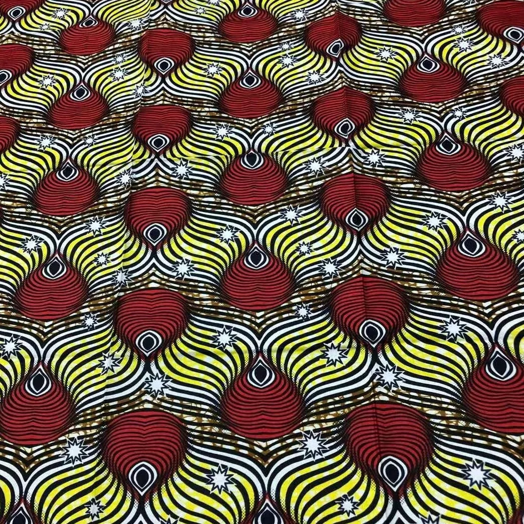 N24S High quality cotton african wax print fabric hollandais for table cloth