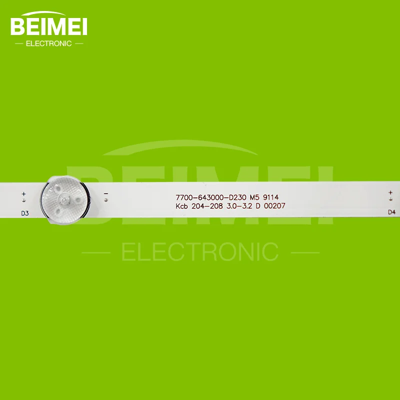 Led Tv Backlight MS-2691 V2 94V-0FZD-03E348124HN LED Strip for Skyworth 43S750U PPTV A43 3pieces/set TV Backlight Strip