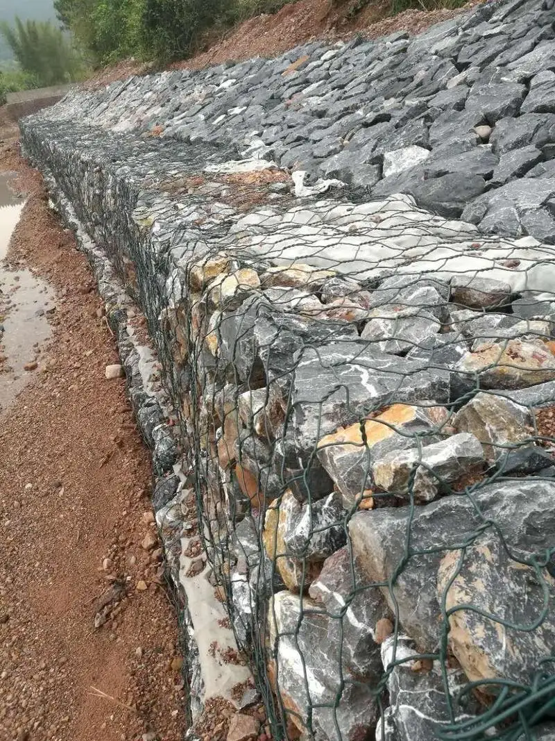 Metal Retaining Wall Wire Mesh Coastal Protection Stone Cage PVC Stone Cage Net Cage