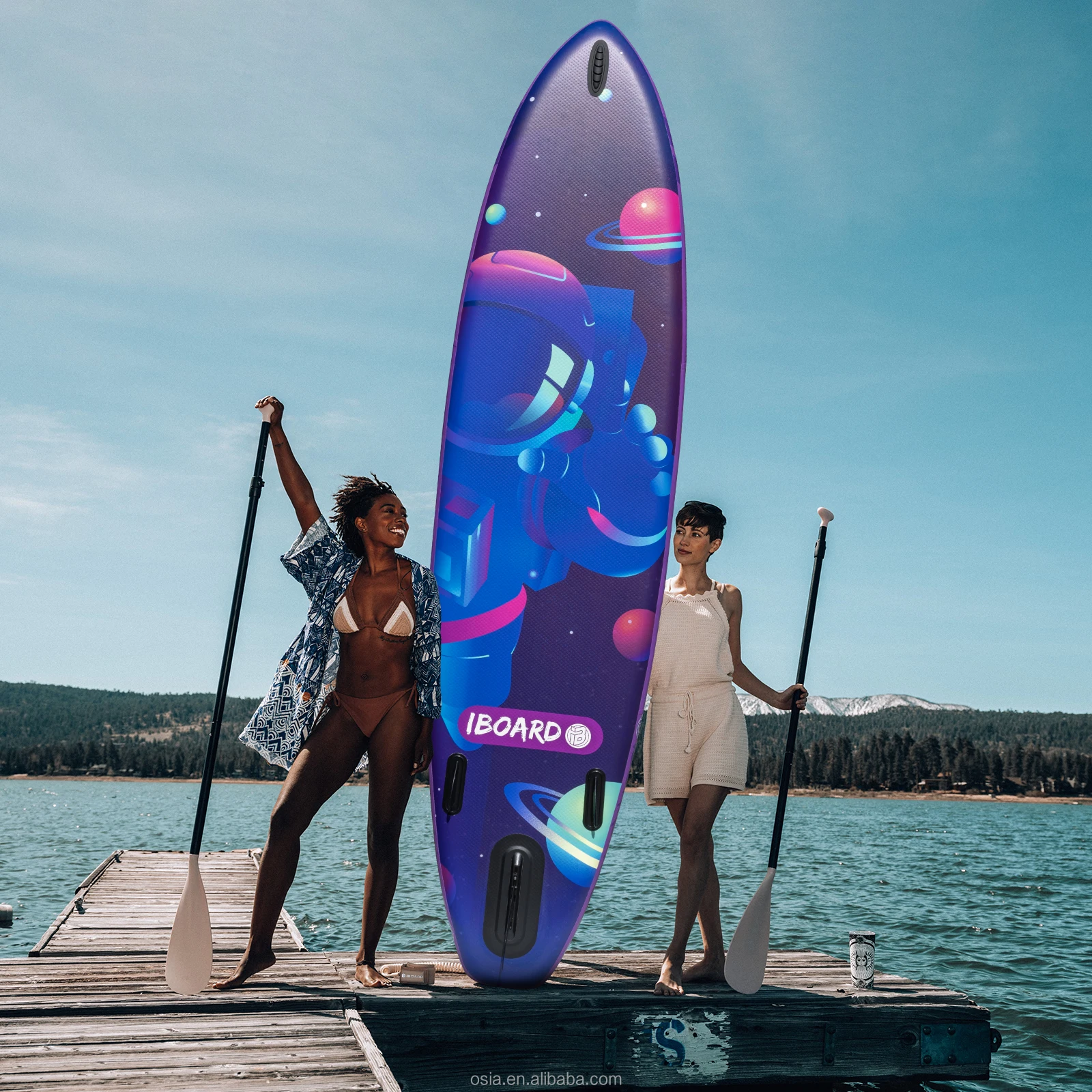 2024 High Quality  new style  ISUP board  soft surfboard foldable paddle board for water sports