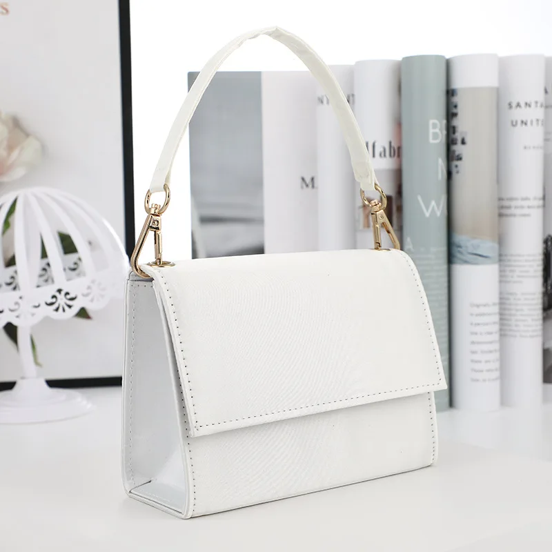 2022 Wholesale Latest Minimalistic Light Luxury Temperament White Hand Bags Handbags Clutch Evening Bag Elegant For Women