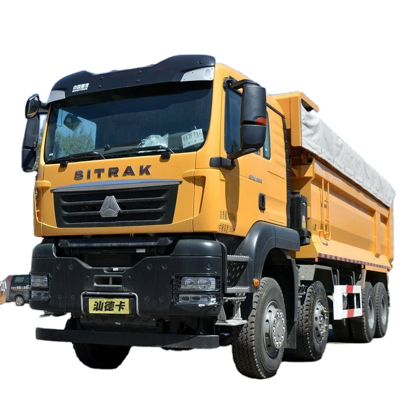Sinotruk Sitrak G7W 400hp 8X4 6.8m Diesel Dump Truck New Condition Economical Practical Manual Transmission