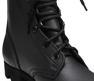 hot sell custom black lightweight waterproof hiking EVA Rubber outsole  Leather tactical boots