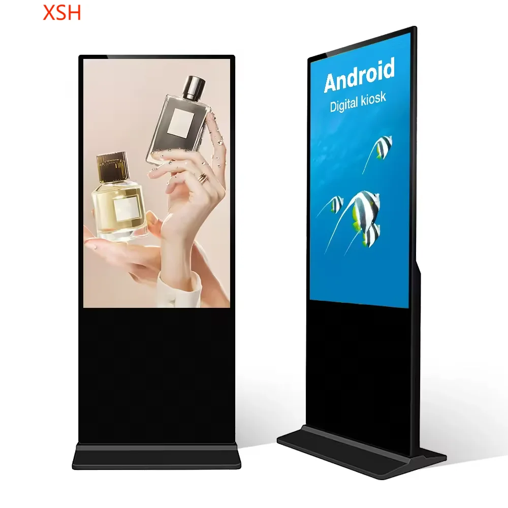 LCD Kisok 55 Inch Digital Signage Floor Stand Touch Screen Can Be Used in Schools, Supermarkets, Hospitals, Etc