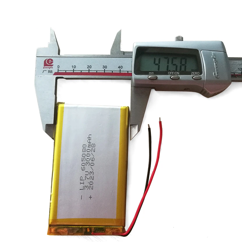 battery 3.7v 3000mah lithium battery 11.1wh 605080 li-po li polymer lipo 3.7V lithium ion batteries for Waist massager