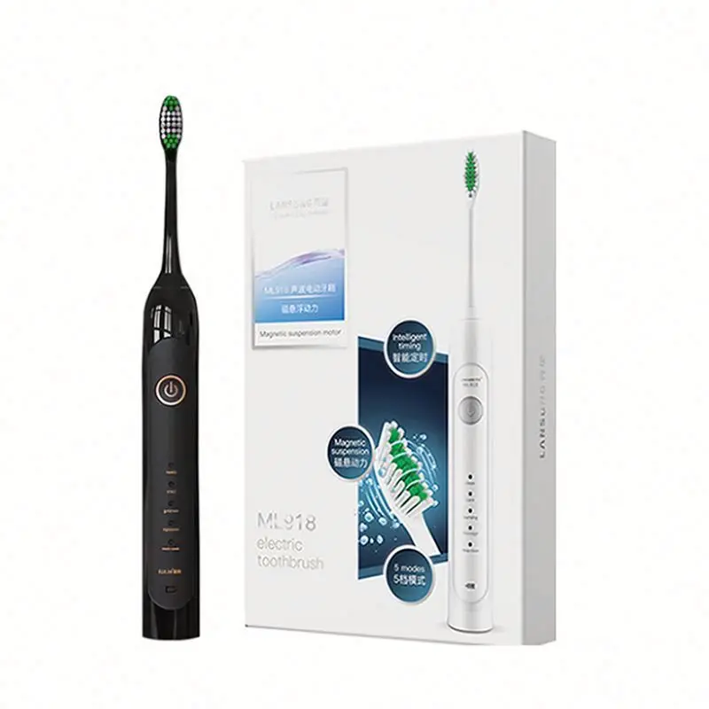 Kang Yu High Frequency Sound Wave Vibration Electric Toothbrush,Led Invisible Light Wireless Charging Ultra-Thin Adult