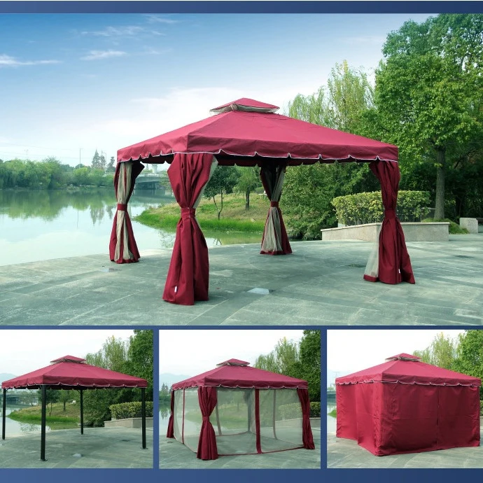Outdoor Pavilion Courtyard Garden 3x3 Meters 10x10 Foot Gazebo Outdoor Canopy