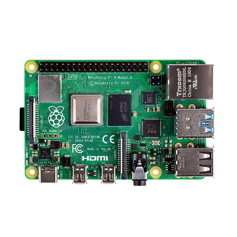 2GB 4GB 8GB ARM Original Raspberry Pi 4 Model 4B BCM2711 Quad-core Cortex-A72 1.5GHz  with Dual Band WIFI Support POE