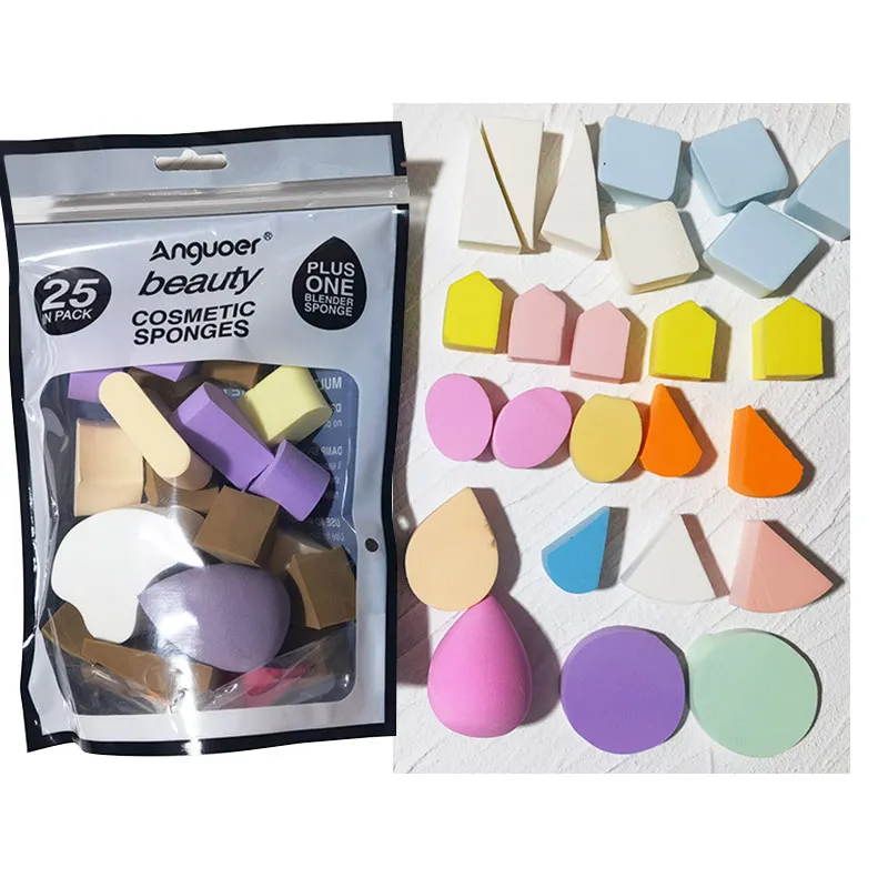 25 defective makeup eggs super soft, no powder