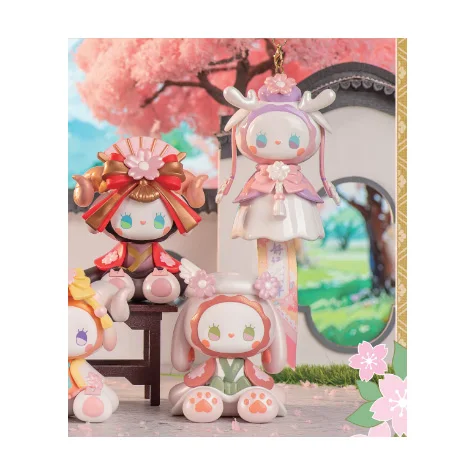 Anime Figure Secret Forest Evening Sakura Tea Party Blind Box Cartoon Pvc Toys Custom Vinyl Toys Good Price Action Figure