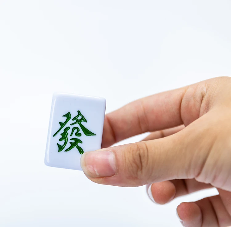 Family  Superior Acrylic Mahjong Tiles Traveling Mahjong Set mahjong tiles set