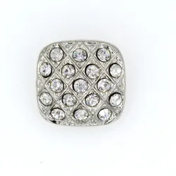 19mm rhinestone crystal square buttons
