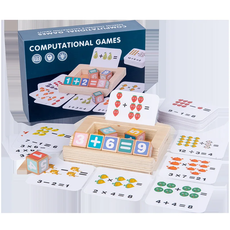 Arithmetic Learning Game Montessori Early Learning Educational Gift Toys For Kids Boys Girls Birthday