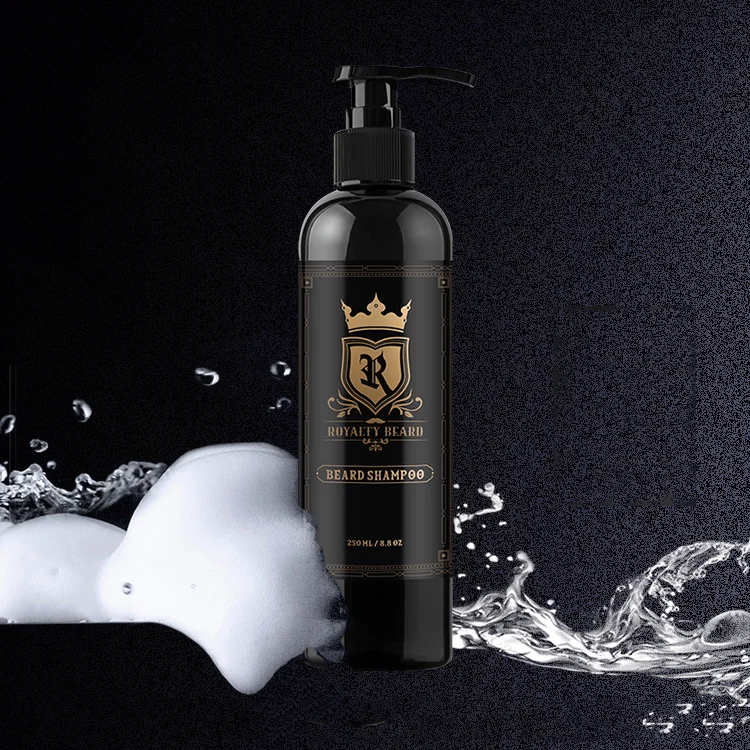 high quality beard wash beard growth shampoo promote healthy relieves itch and flakes beard shampoo no label