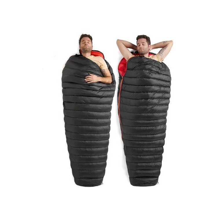 Factory Direct Sell Outdoor Mummy Cold Weather Goose Down Ultralight Sleeping Bag  Backpack Sleeping Bag