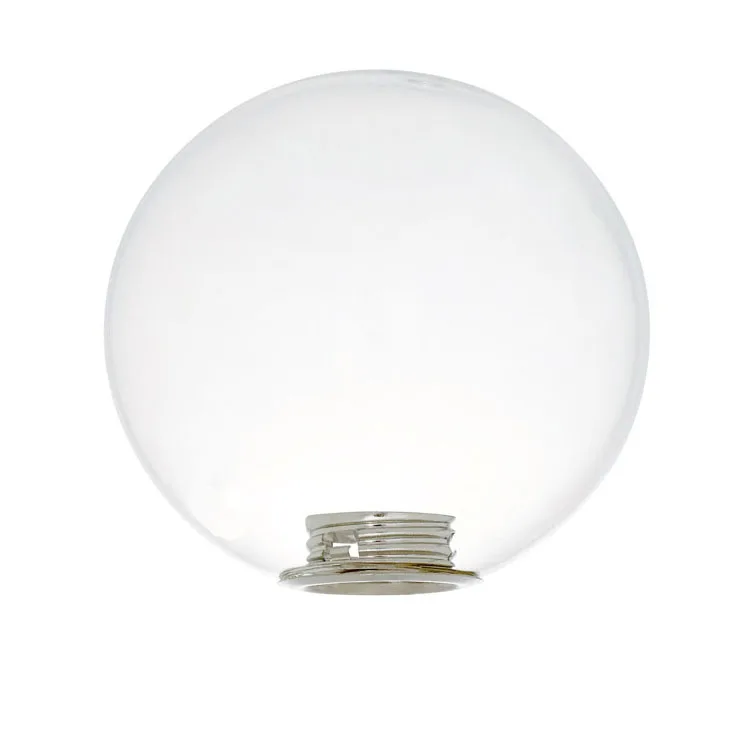 G9 Clear Screw Glass Globe Light Bulb Cover Lamp Shade with Internal Thread
