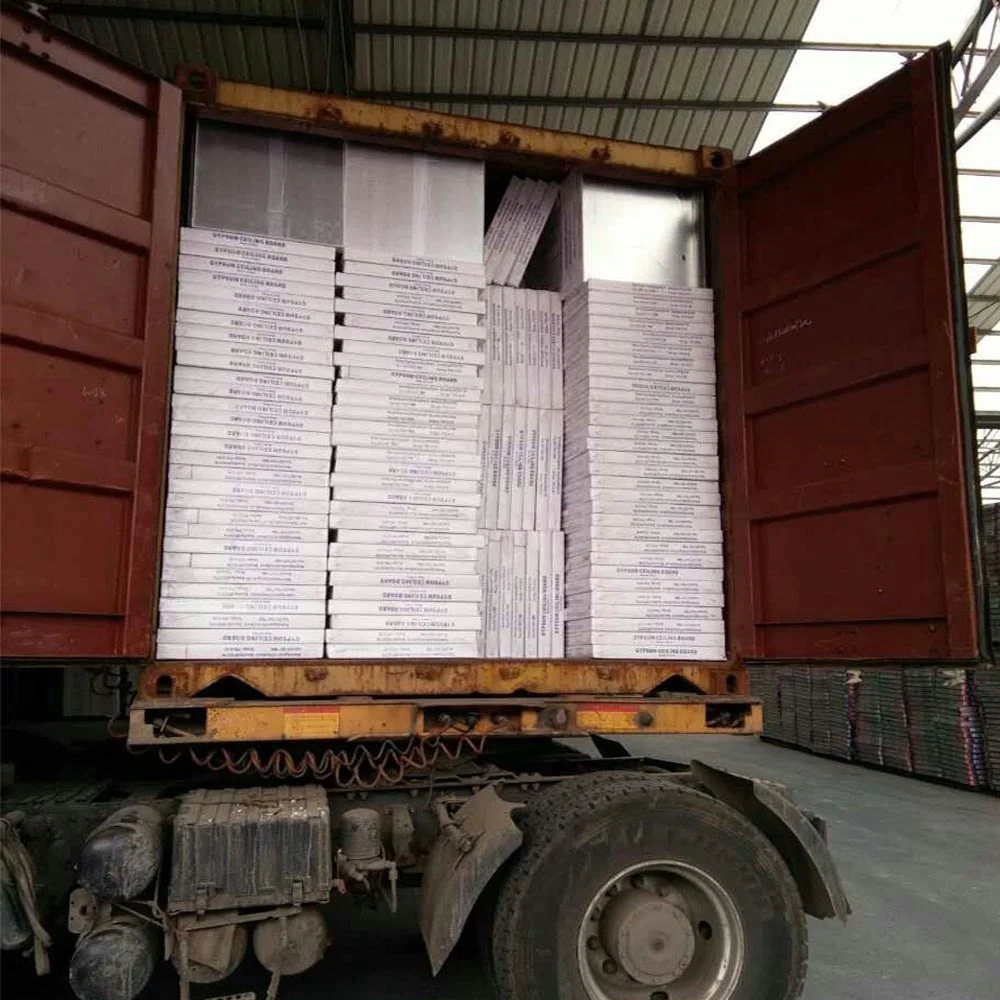 PVC Vinyl Laminated Plafond and  603x1212mm PVC Plaster Ceiling Board/PVC Laminated Gypsum Ceiling