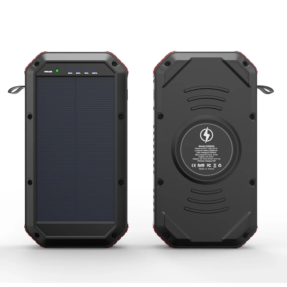 Unique Products To Sell Fast Charge USB PD Waterproof Power Station Portable Power Bank 30000mAh Mobile Charger For Climbing