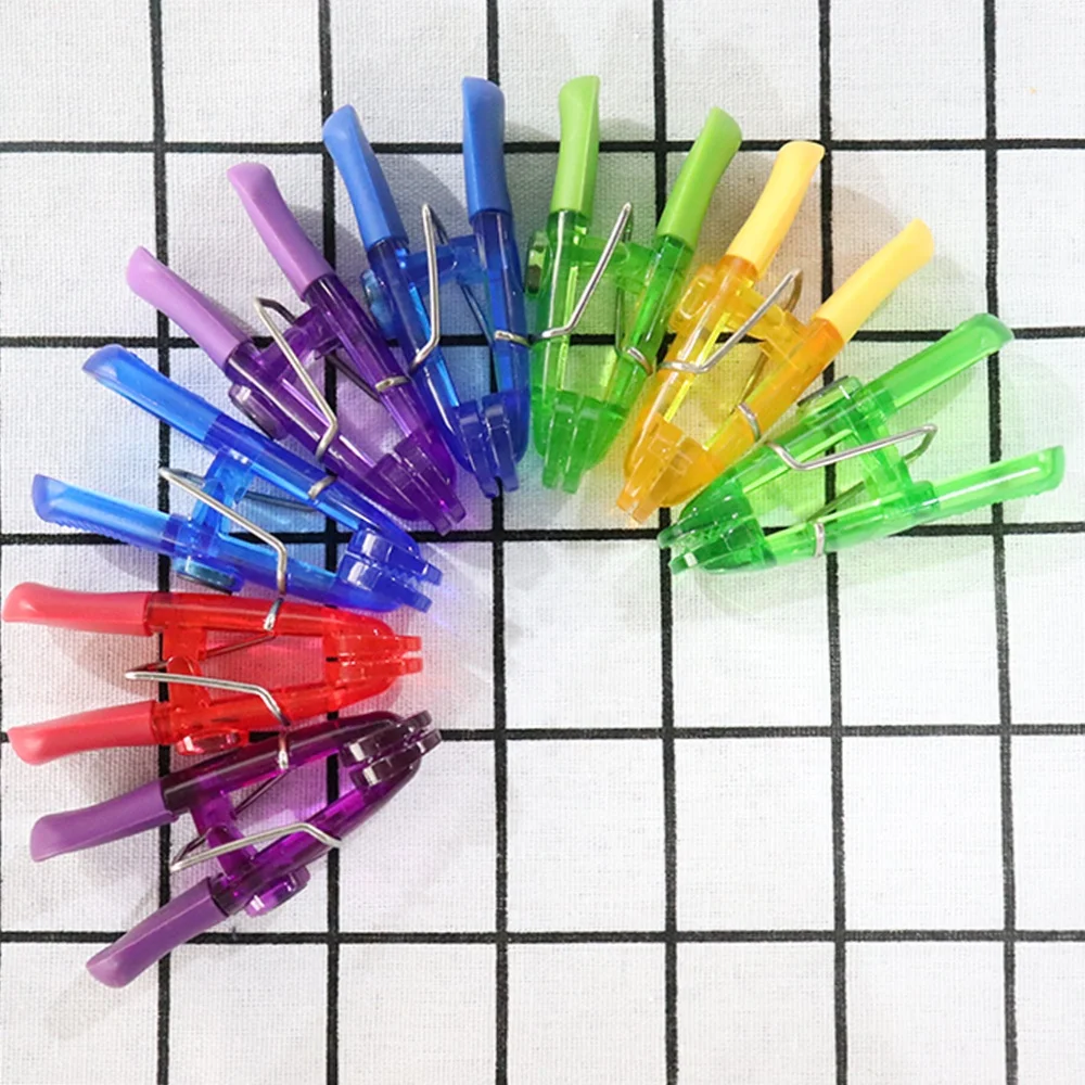 
Wholesale 2019 Hot Selling Plastic Office School Magnetic Clips Set 7 Colors 