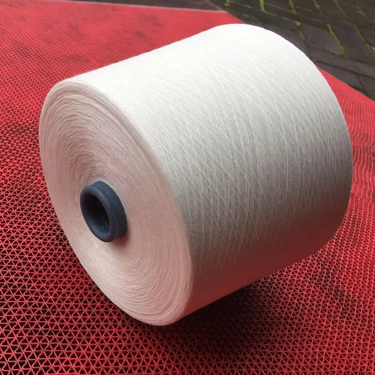 Manufacturer raw white knitting ne 30/1 cotton combed yarn